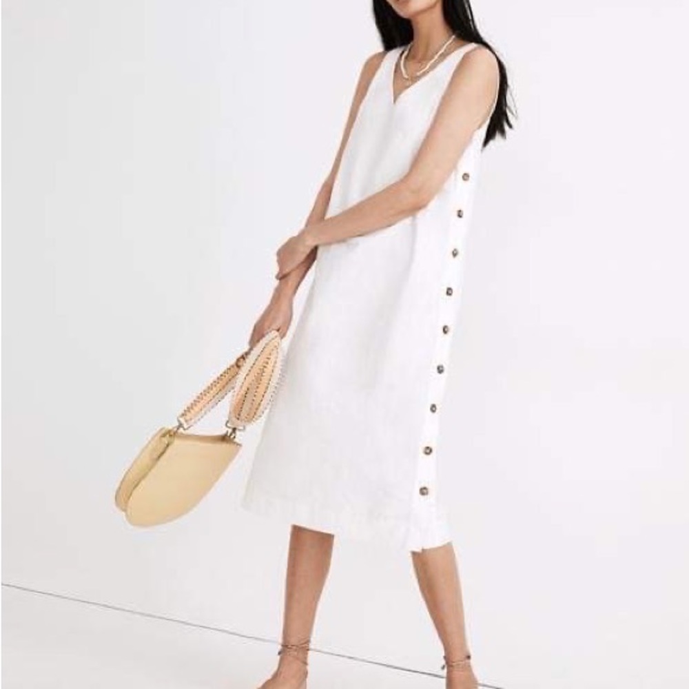 Madewell Midi Dress Ivory Size XS